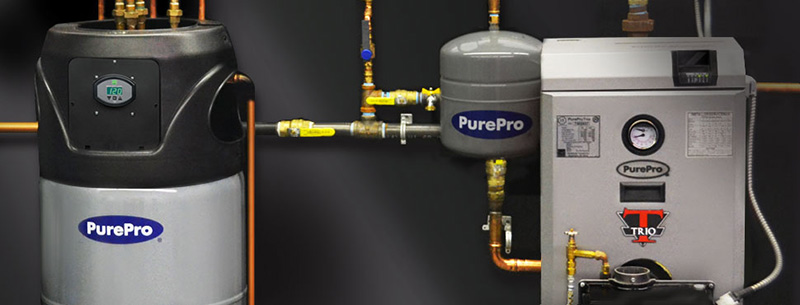 Pure Pro oil boiler and tank